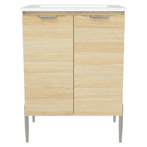 Nevada 600mm Freestanding Vanity with Ceramic Countertop