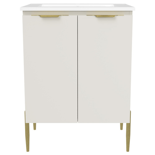Nevada 600mm Freestanding Vanity with Ceramic Countertop