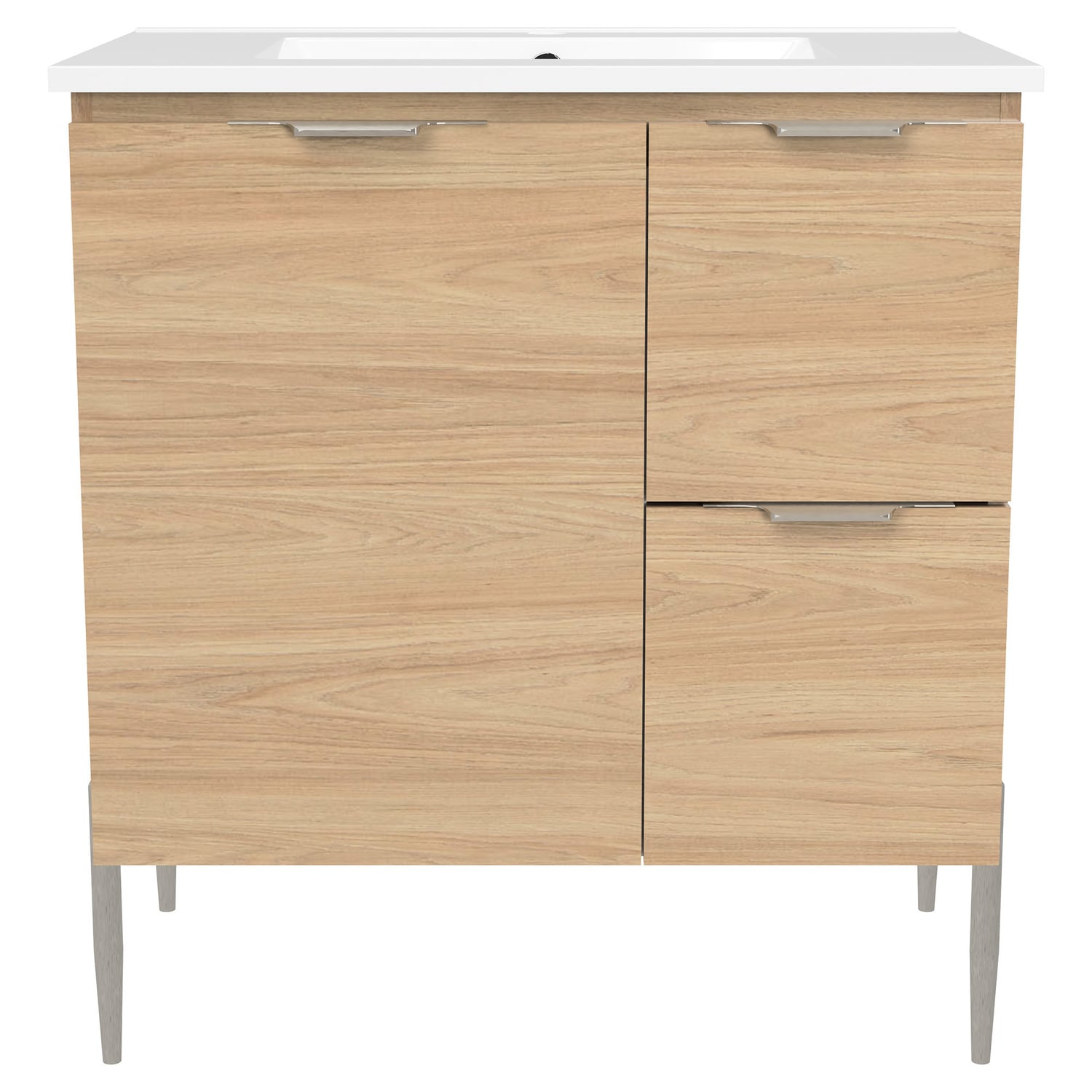 Nevada 750mm Freestanding Vanity with Ceramic Countertop
