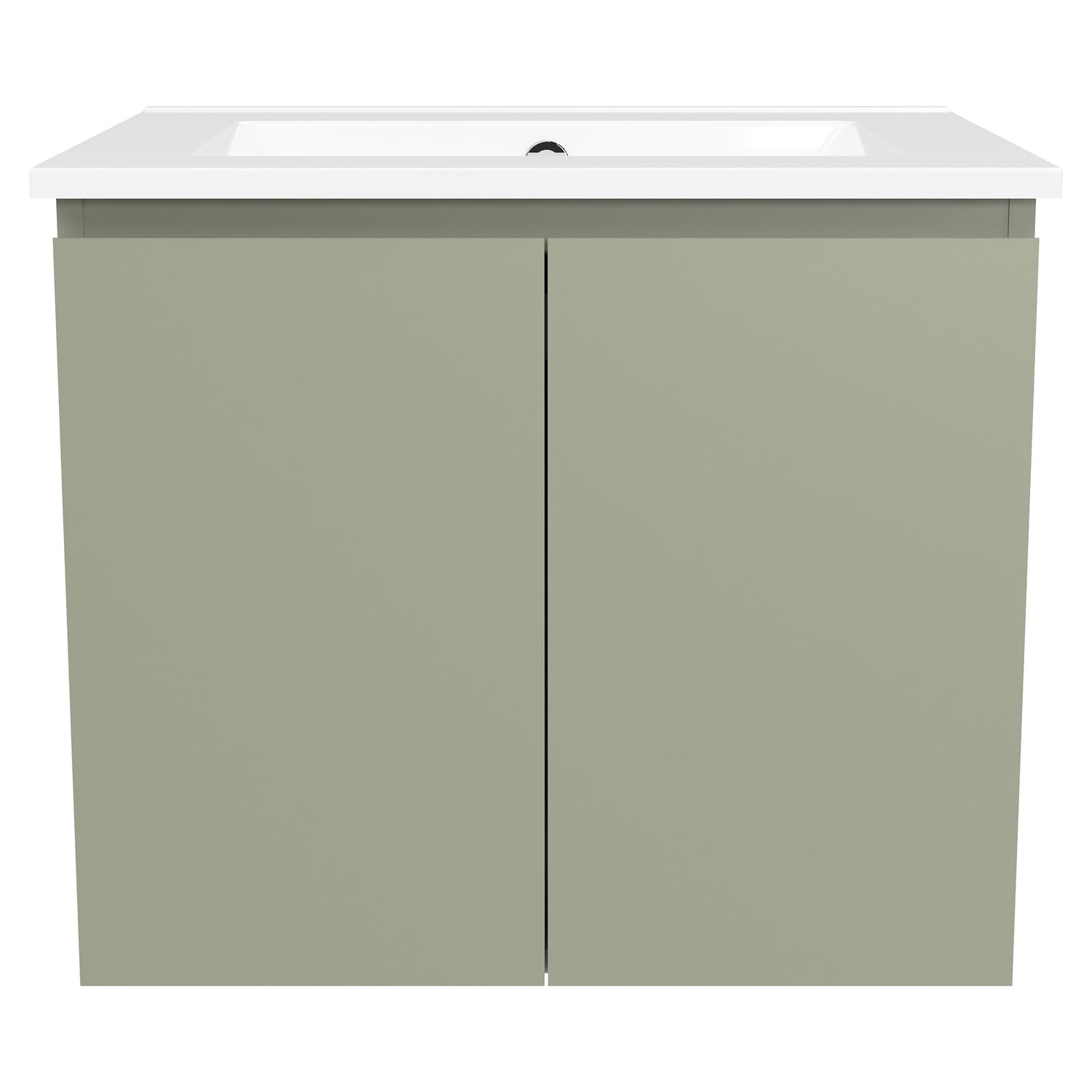 Nevada 600mm Wall Hung Vanity with Ceramic Countertop