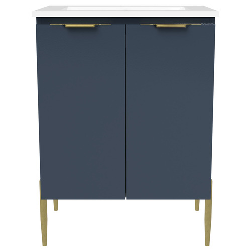 Nevada 600mm Freestanding Vanity with Ceramic Countertop