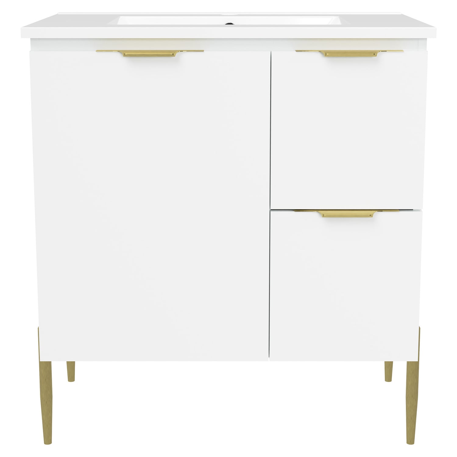Nevada 750mm Freestanding Vanity with Ceramic Countertop