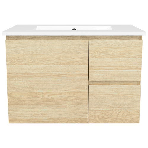 Nevada 750mm Wall Hung Vanity with Ceramic Countertop