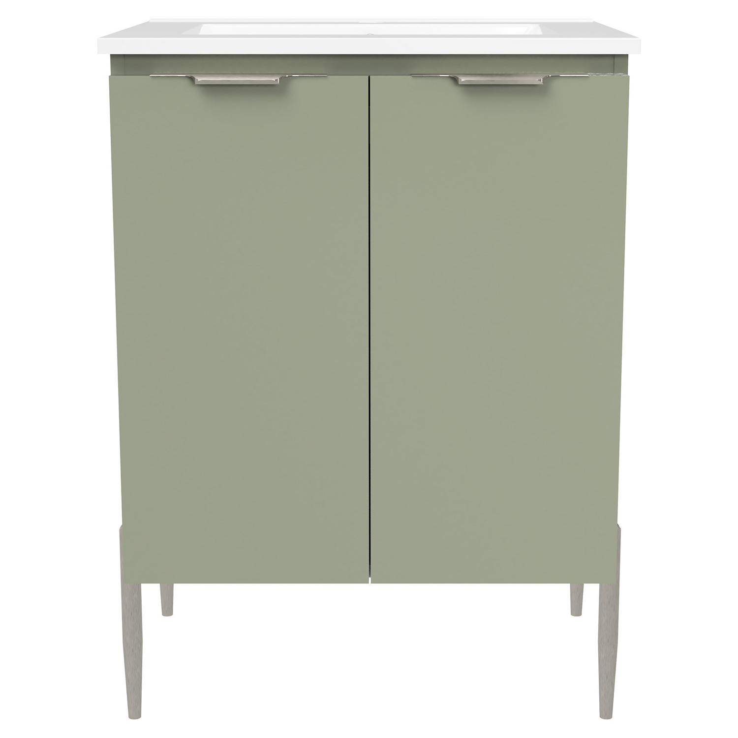 Nevada 600mm Freestanding Vanity with Ceramic Countertop
