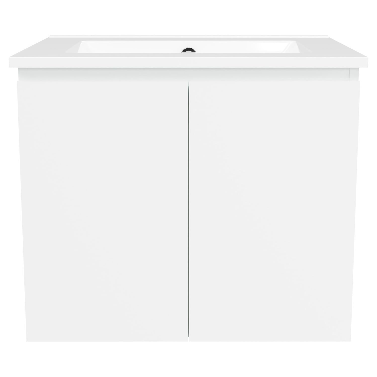 Nevada 600mm Wall Hung Vanity with Ceramic Countertop