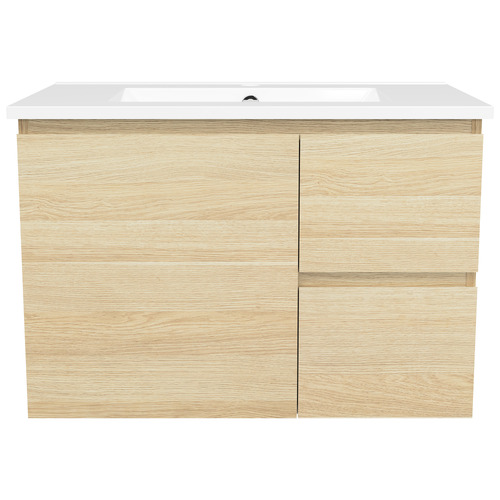 Nevada 750mm Wall Hung Vanity with Ceramic Countertop