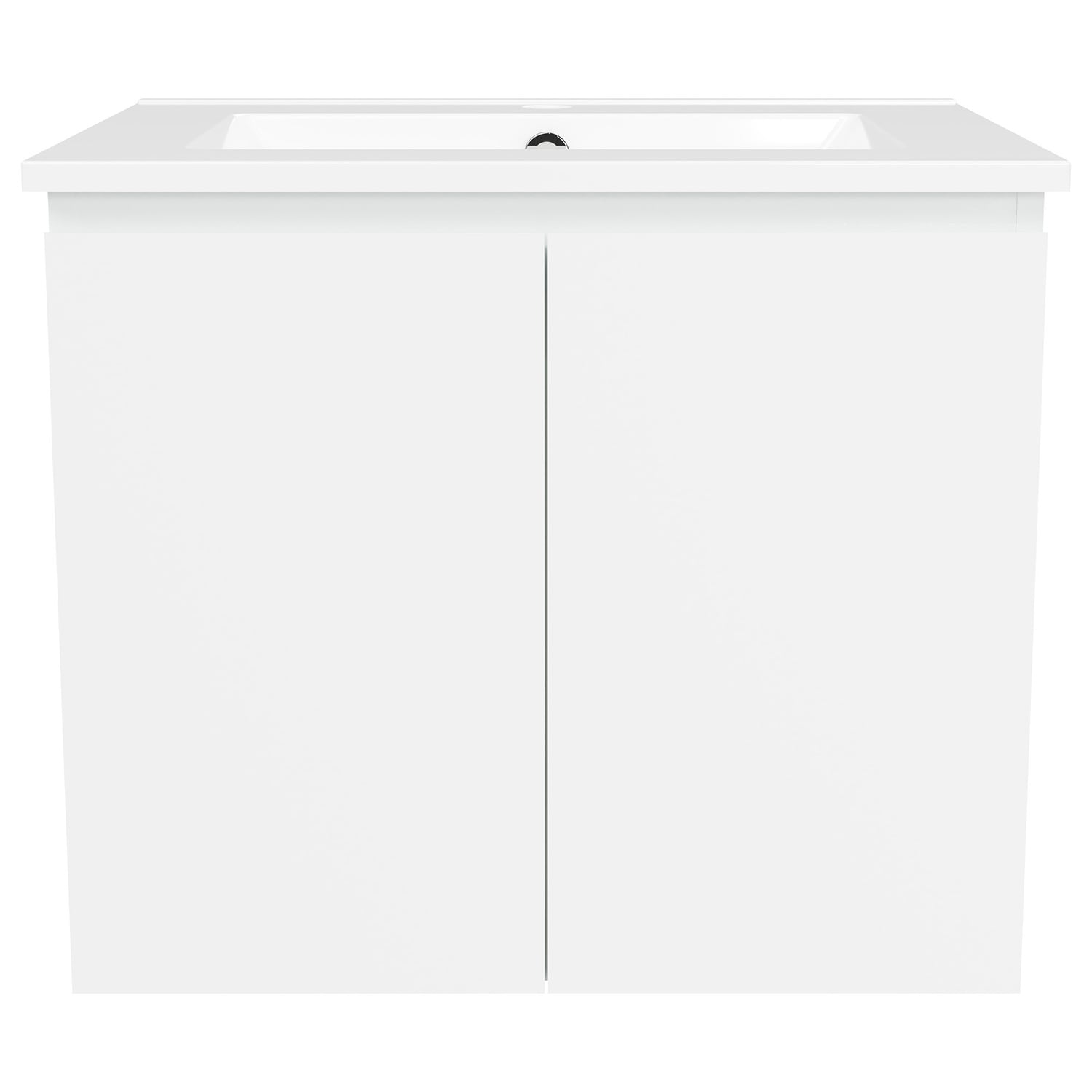 Nevada 600mm Wall Hung Vanity with Ceramic Countertop
