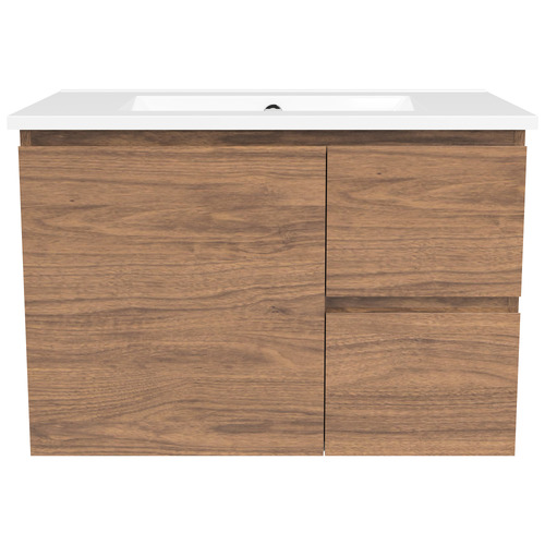 Nevada 750mm Wall Hung Vanity with Ceramic Countertop
