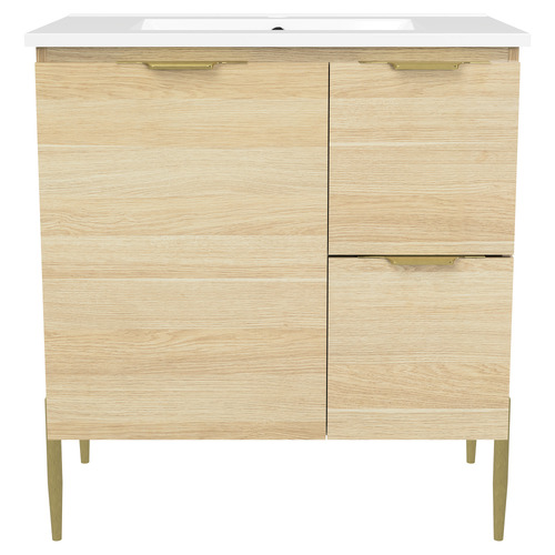 Nevada 750mm Freestanding Vanity with Ceramic Countertop