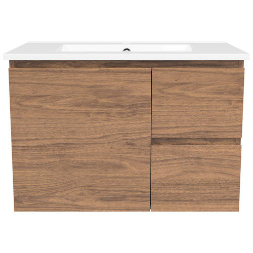 Nevada 750mm Wall Hung Vanity with Ceramic Countertop