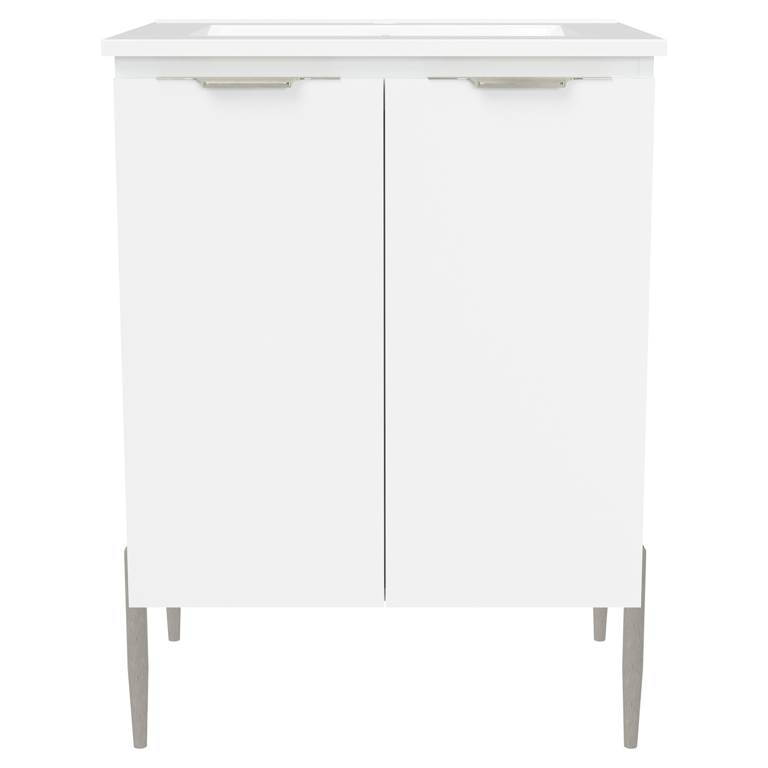 Nevada 600mm Freestanding Vanity with Ceramic Countertop