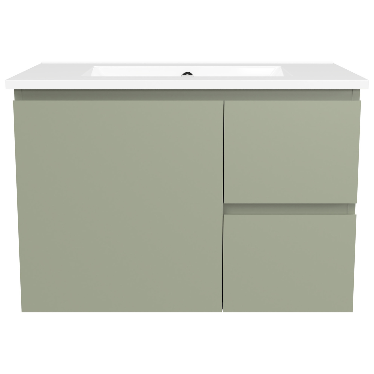 Nevada 750mm Wall Hung Vanity with Ceramic Countertop