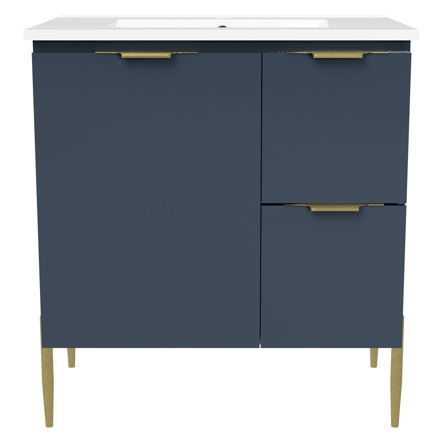 Nevada 750mm Freestanding Vanity with Ceramic Countertop
