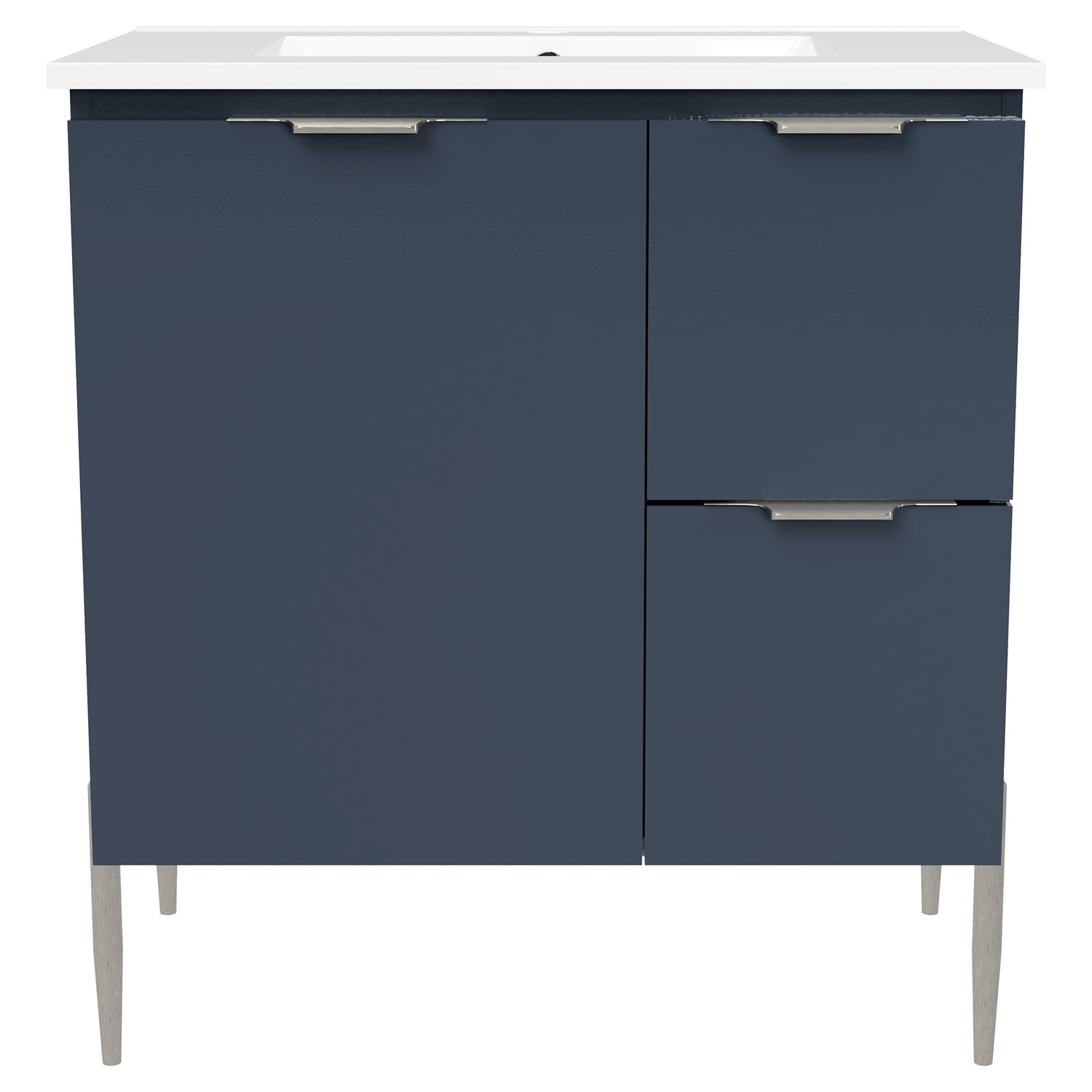 Nevada 750mm Freestanding Vanity with Ceramic Countertop