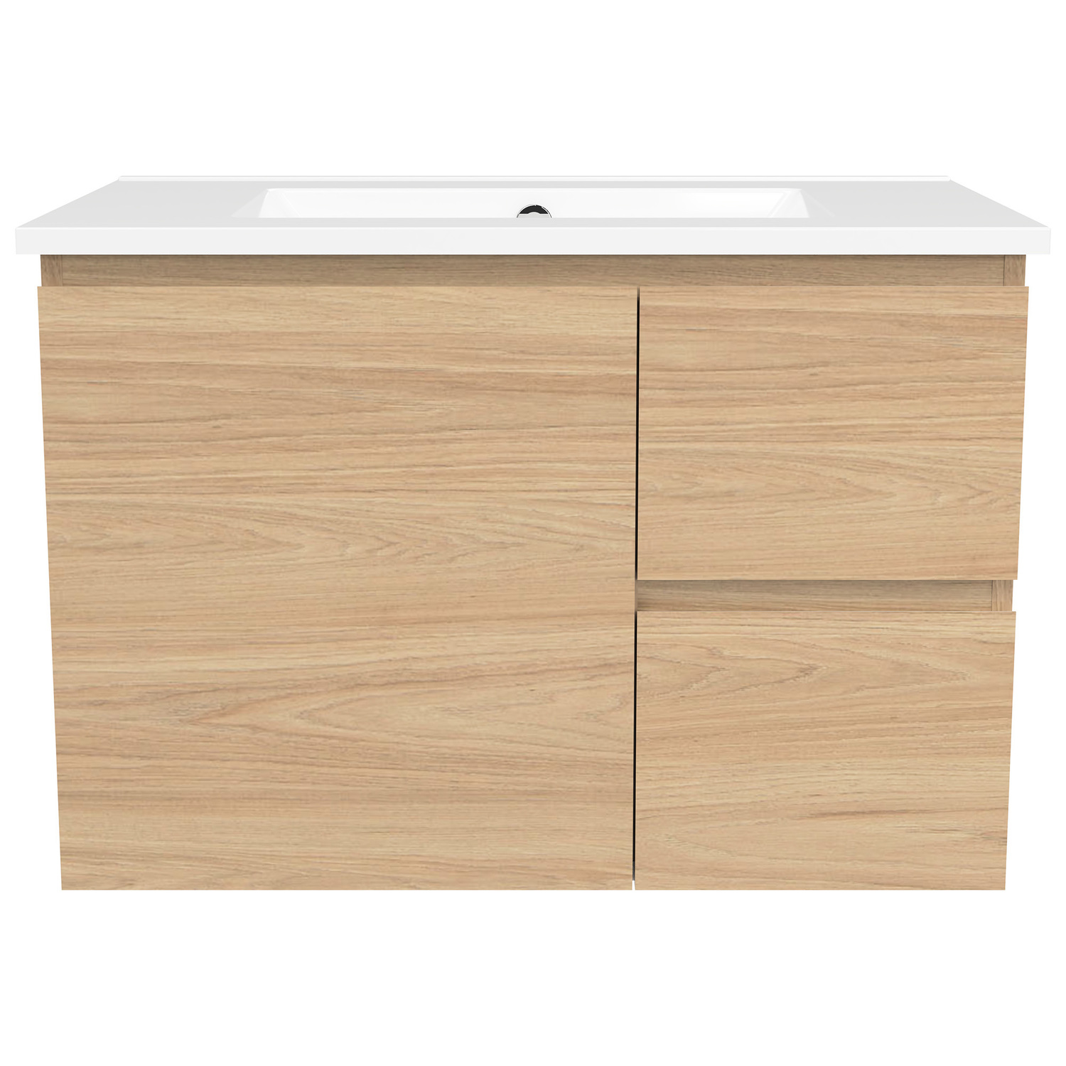 Nevada 750mm Wall Hung Vanity with Ceramic Countertop