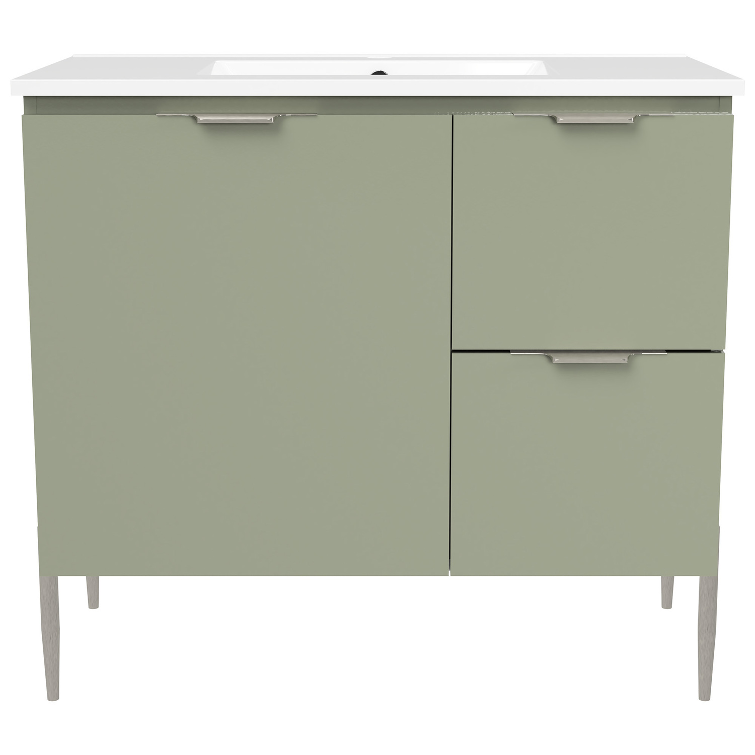 Nevada 900mm Freestanding Vanity with Ceramic Countertop
