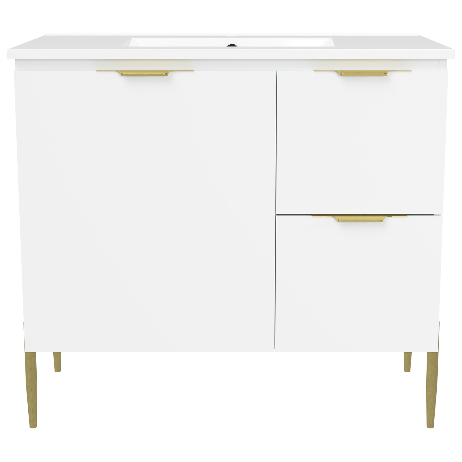 Nevada 900mm Freestanding Vanity with Ceramic Countertop