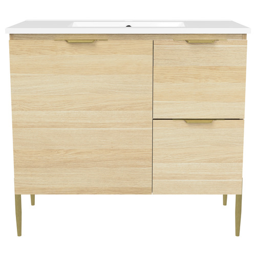 Nevada 900mm Freestanding Vanity with Ceramic Countertop