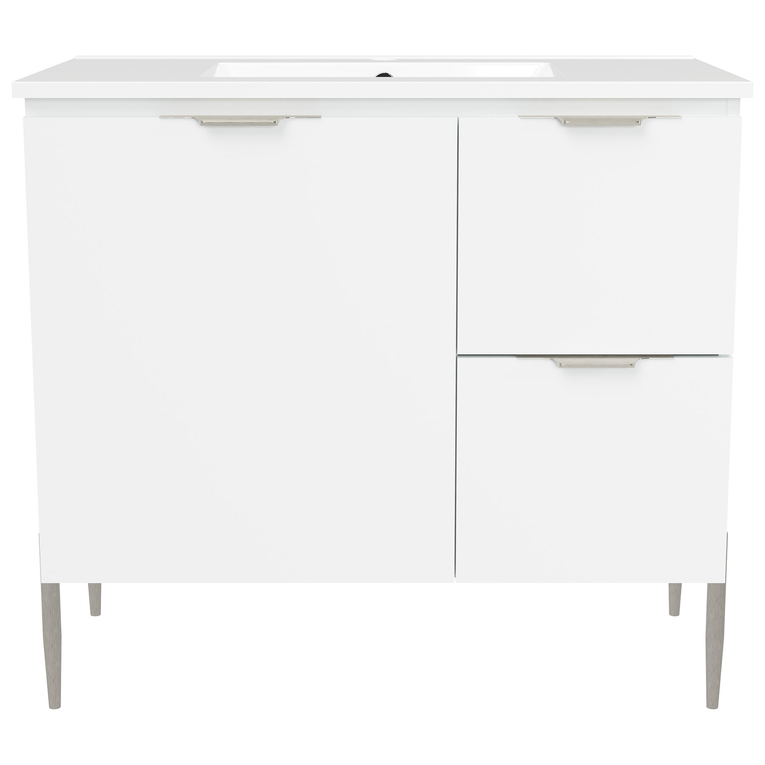 Nevada 900mm Freestanding Vanity with Ceramic Countertop