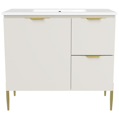 Nevada 900mm Freestanding Vanity with Ceramic Countertop