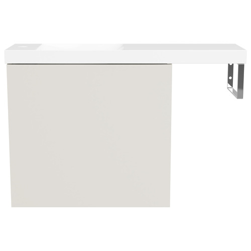 Oscar 800mm Wall Hung Vanity with Ceramic Countertop