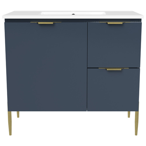 Nevada 900mm Freestanding Vanity with Ceramic Countertop