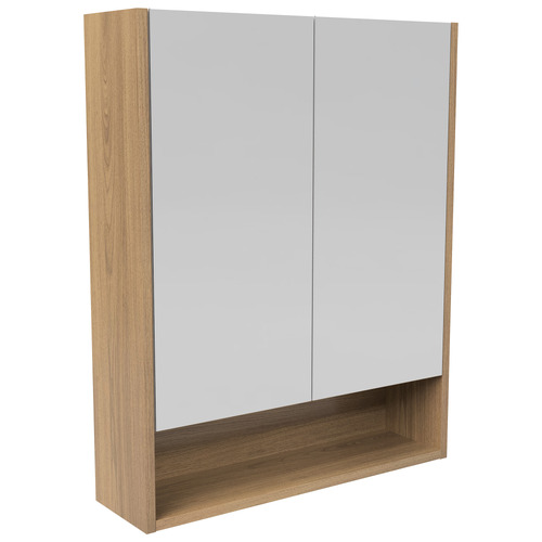 Sanremo 600mm Mirrored Shaving Cabinet with Open Shelf