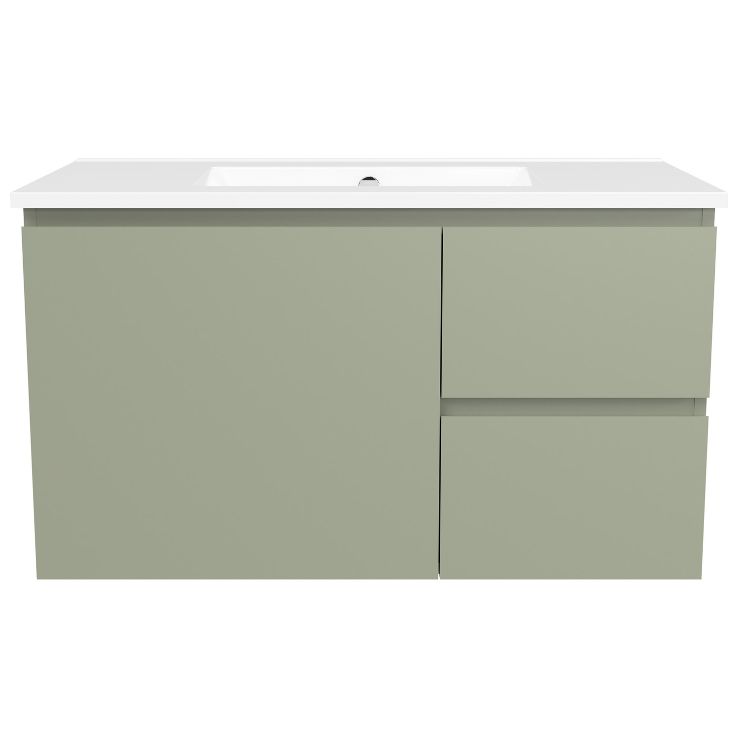 Nevada 900mm Wall Hung Vanity with Ceramic Countertop