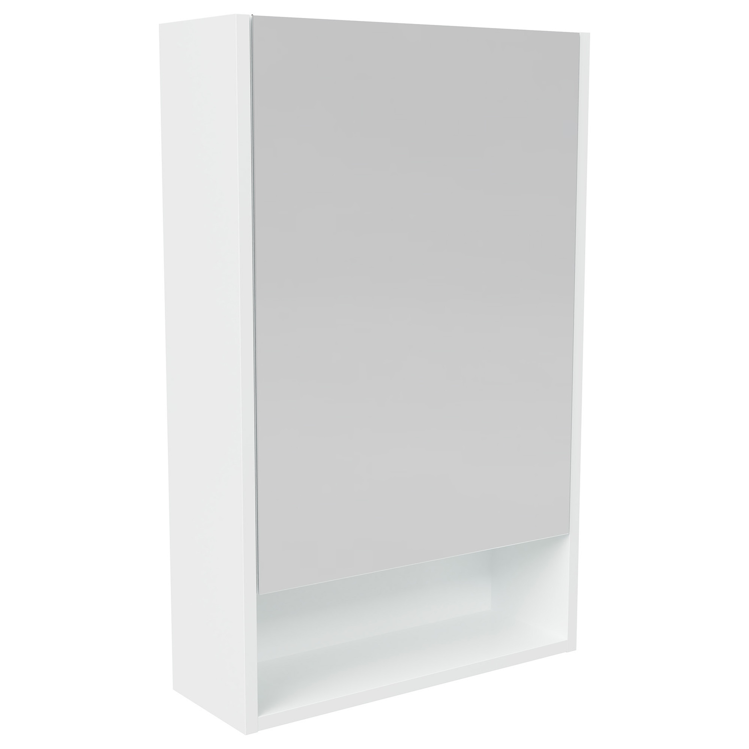 Sanremo 475mm Mirrored Shaving Cabinet with Open Shelf