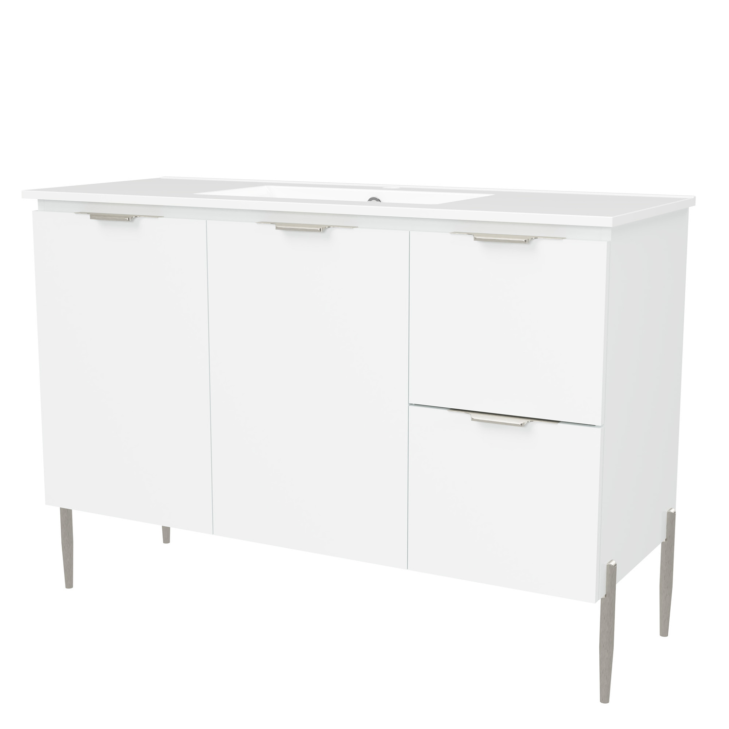 Nevada 1200mm Freestanding Vanity with Ceramic Countertop