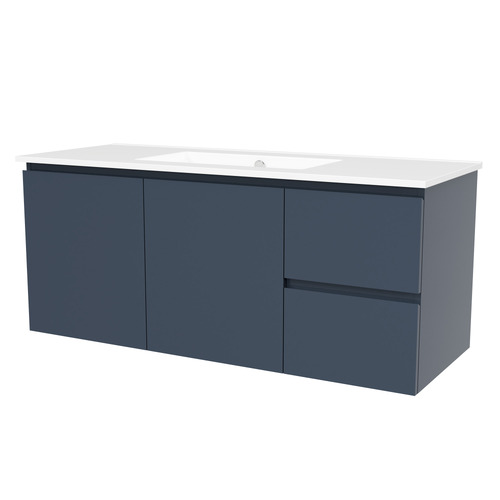 Nevada 1200mm Wall Hung Vanity with Ceramic Countertop