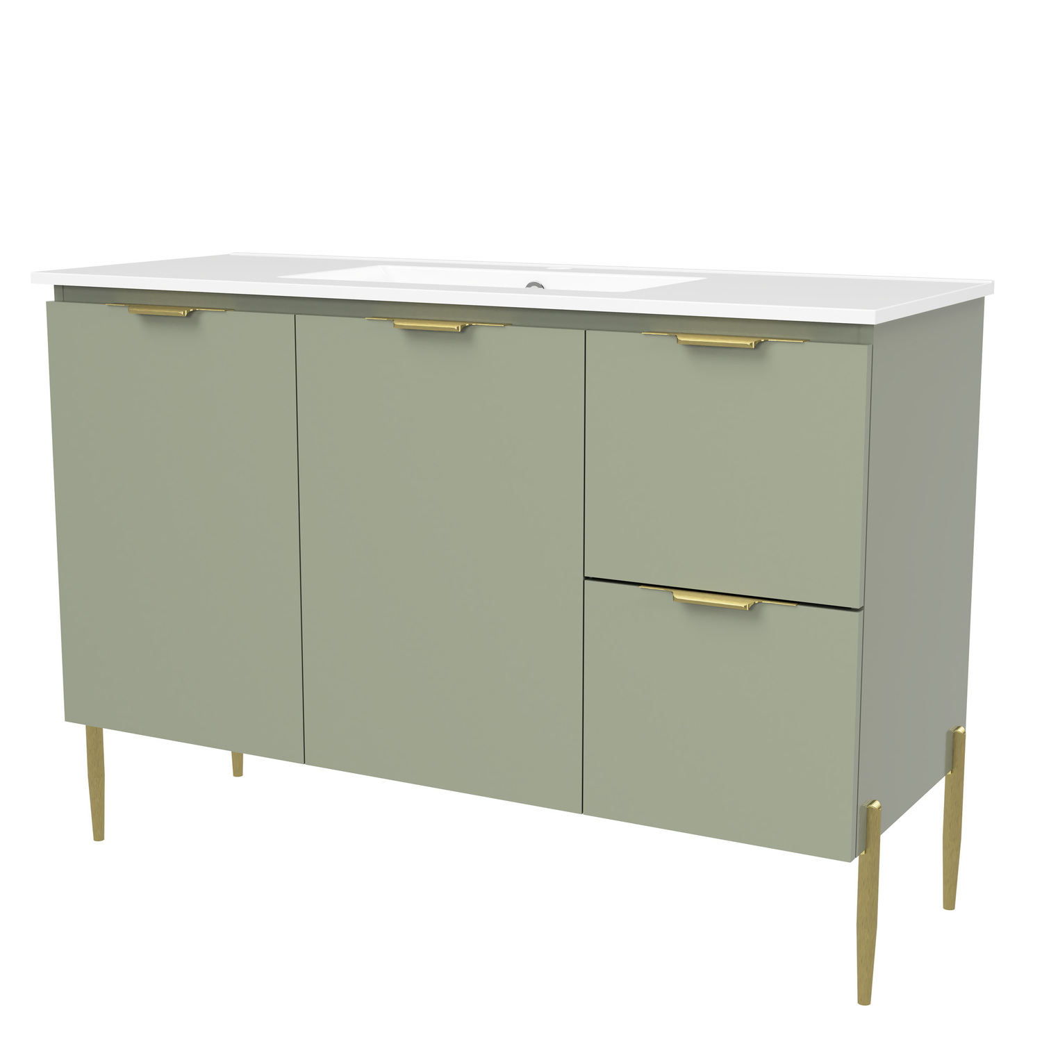 Nevada 1200mm Freestanding Vanity with Ceramic Countertop