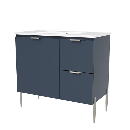 Nevada 900mm Freestanding Vanity with Ceramic Countertop
