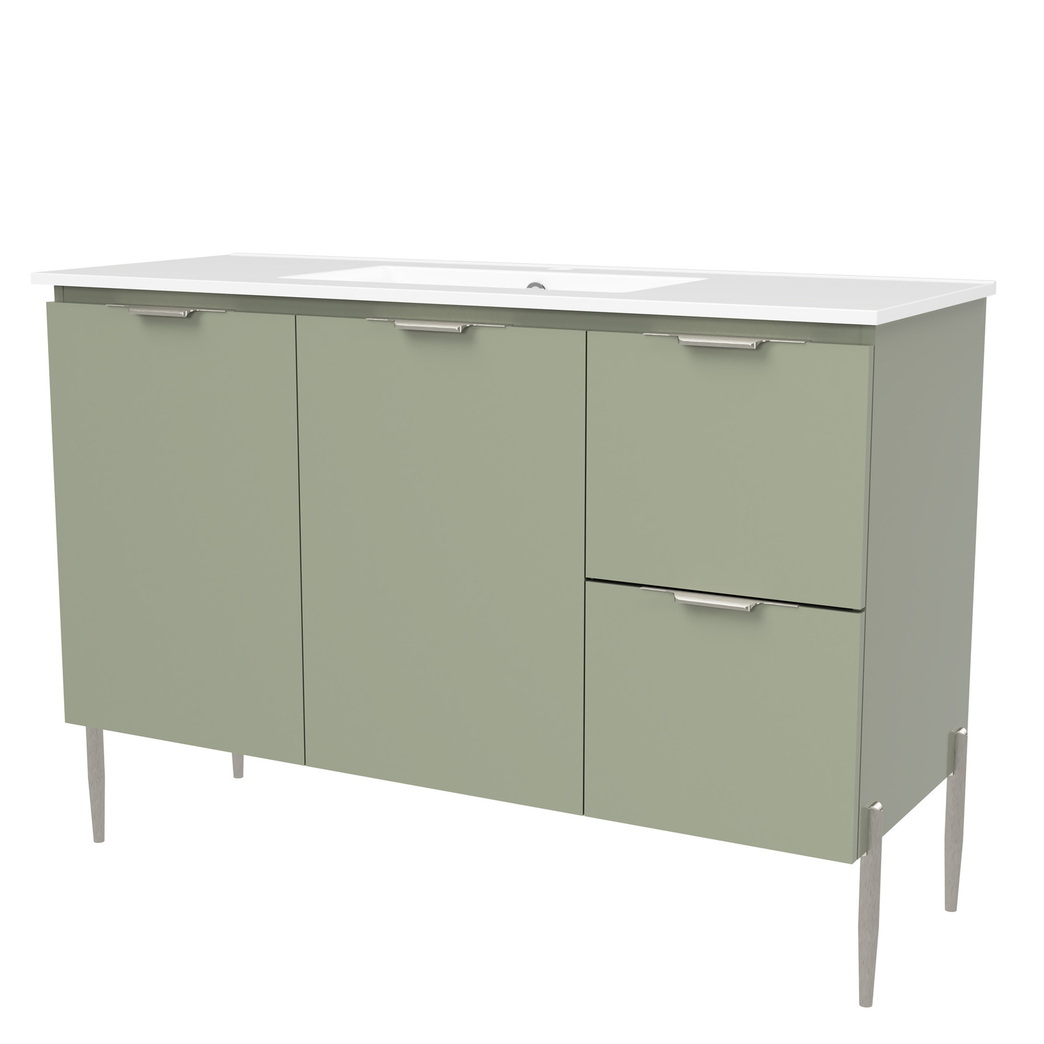 Nevada 1200mm Freestanding Vanity with Ceramic Countertop