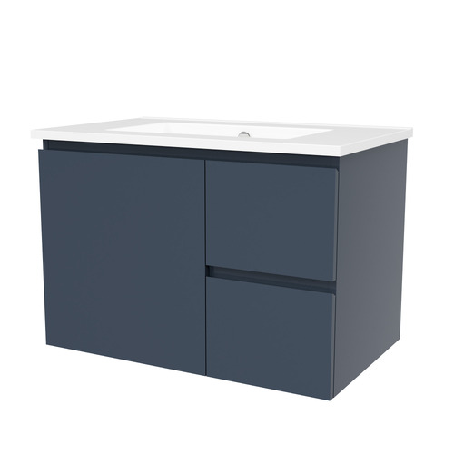 Nevada 750mm Wall Hung Vanity with Ceramic Countertop