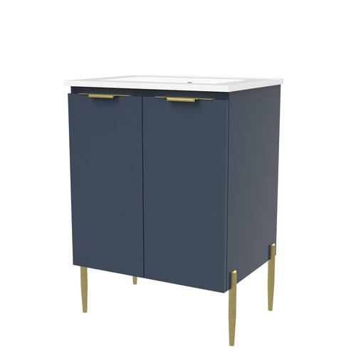 Nevada 600mm Freestanding Vanity with Ceramic Countertop