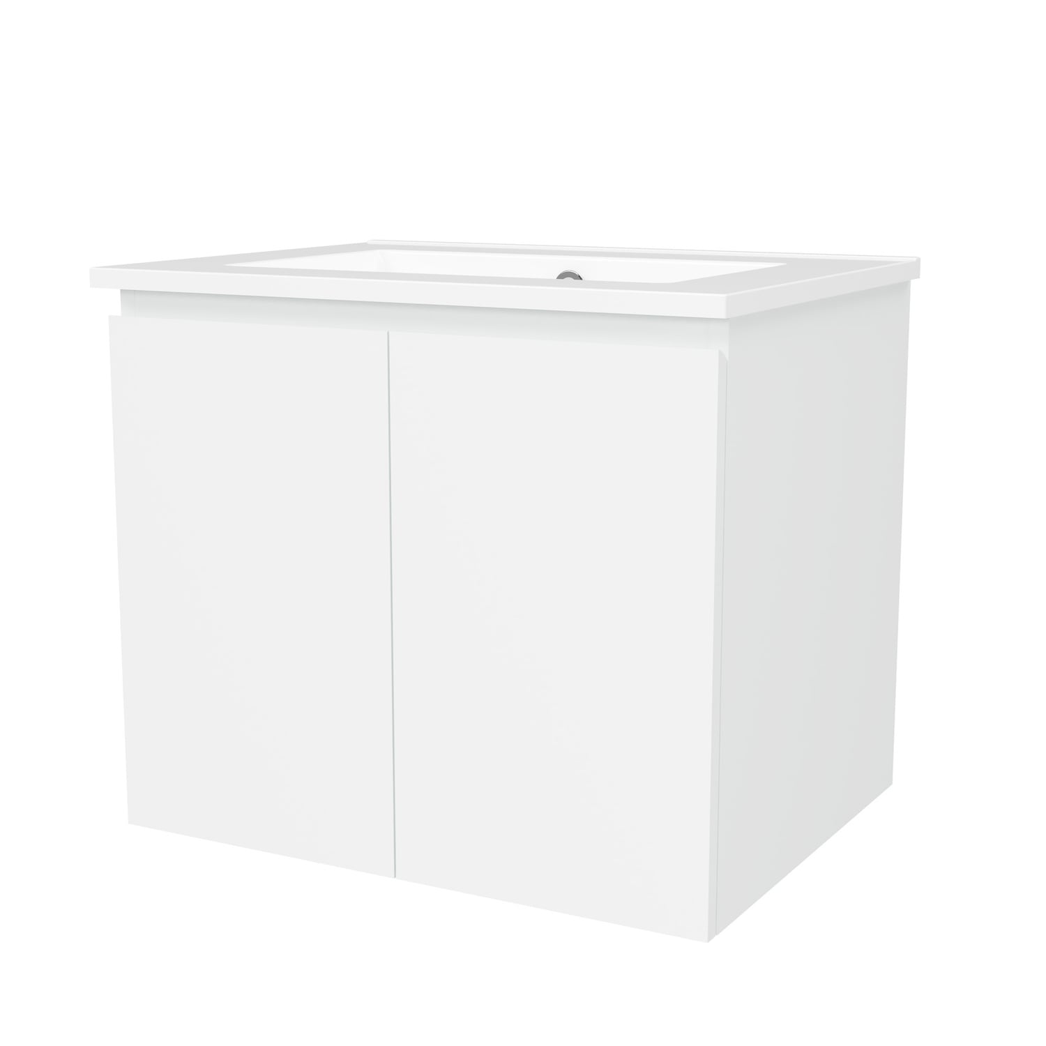 Nevada 600mm Wall Hung Vanity with Ceramic Countertop