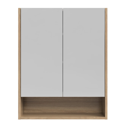 Sanremo 600mm Mirrored Shaving Cabinet with Open Shelf