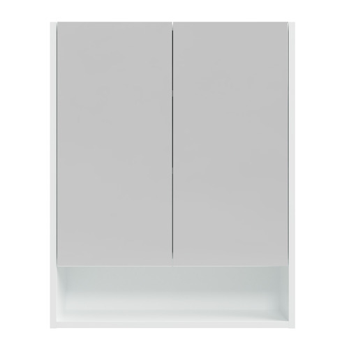 Sanremo 600mm Mirrored Shaving Cabinet with Open Shelf