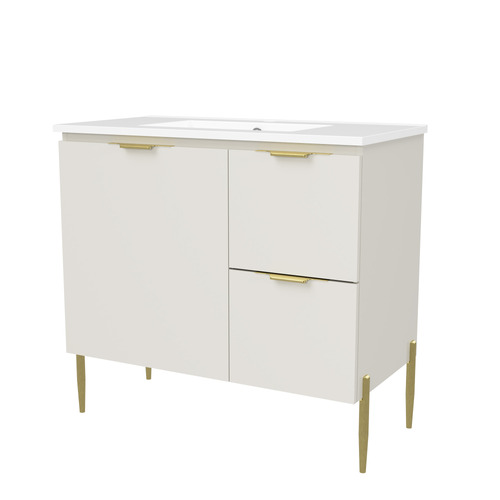 Nevada 900mm Freestanding Vanity with Ceramic Countertop