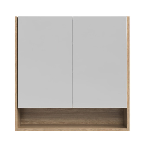 Sanremo 750mm Mirrored Shaving Cabinet with Open Shelf