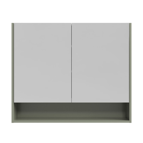 Sanremo 900mm Mirrored Shaving Cabinet with Open Shelf