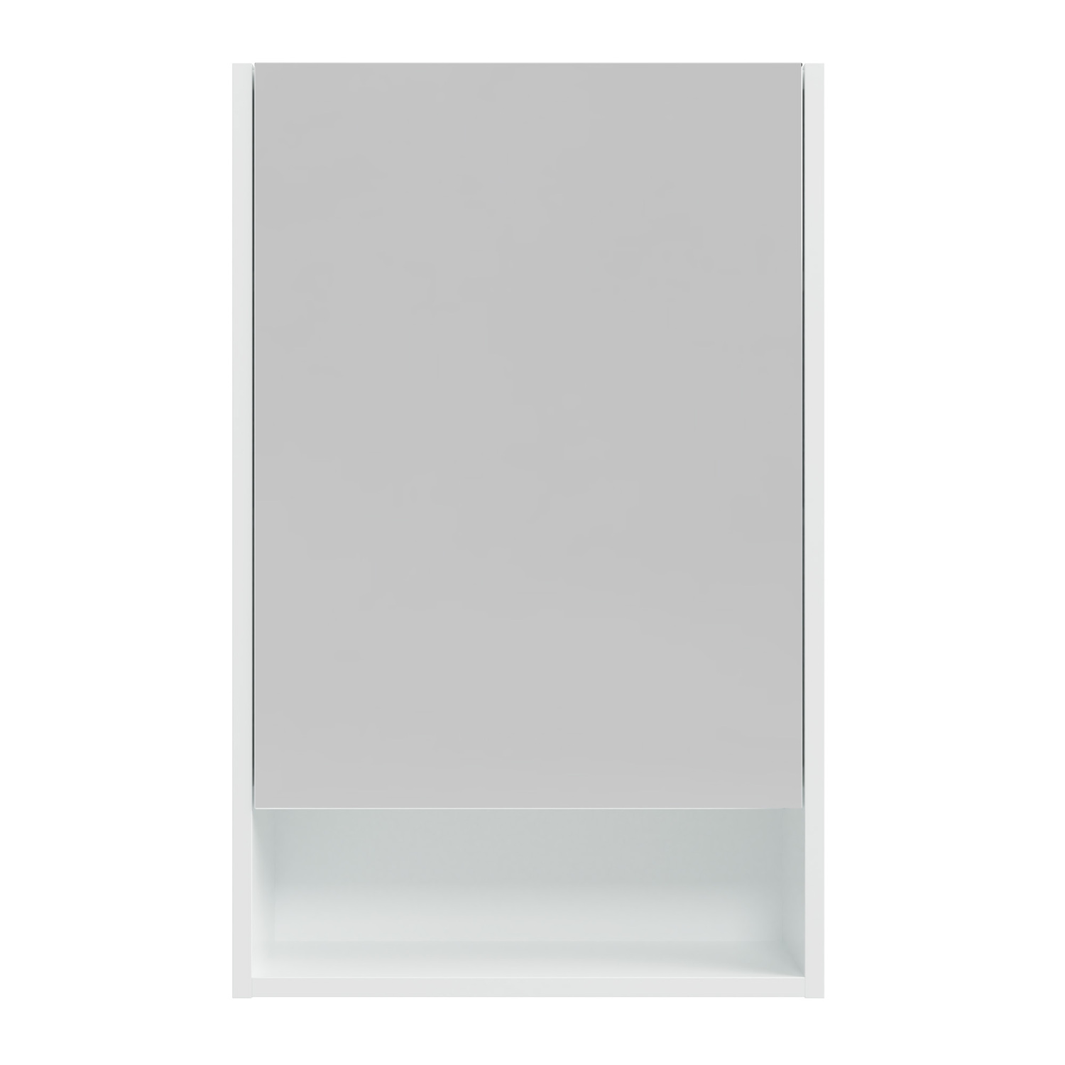 Sanremo 475mm Mirrored Shaving Cabinet with Open Shelf