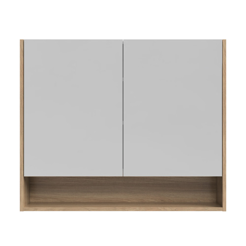 Sanremo 900mm Mirrored Shaving Cabinet with Open Shelf