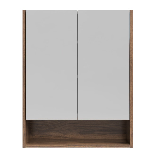 Sanremo 600mm Mirrored Shaving Cabinet with Open Shelf