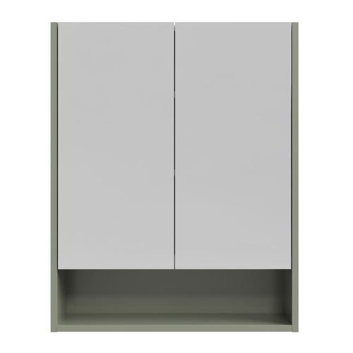 Sanremo 600mm Mirrored Shaving Cabinet with Open Shelf