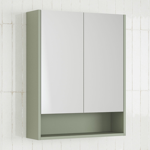 Sanremo 600mm Mirrored Shaving Cabinet with Open Shelf