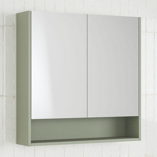Sanremo 750mm Mirrored Shaving Cabinet with Open Shelf