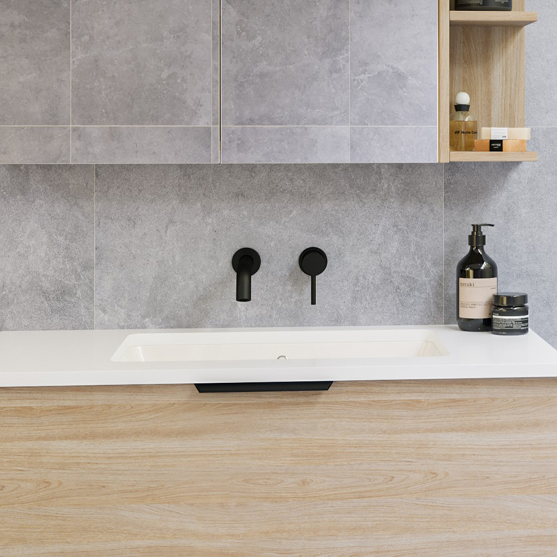 530mm White Rectangular Ceramic Undermount Basin