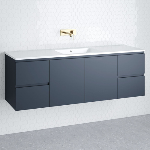 Nevada 1500mm Wall Hung Vanity with Ceramic Countertop